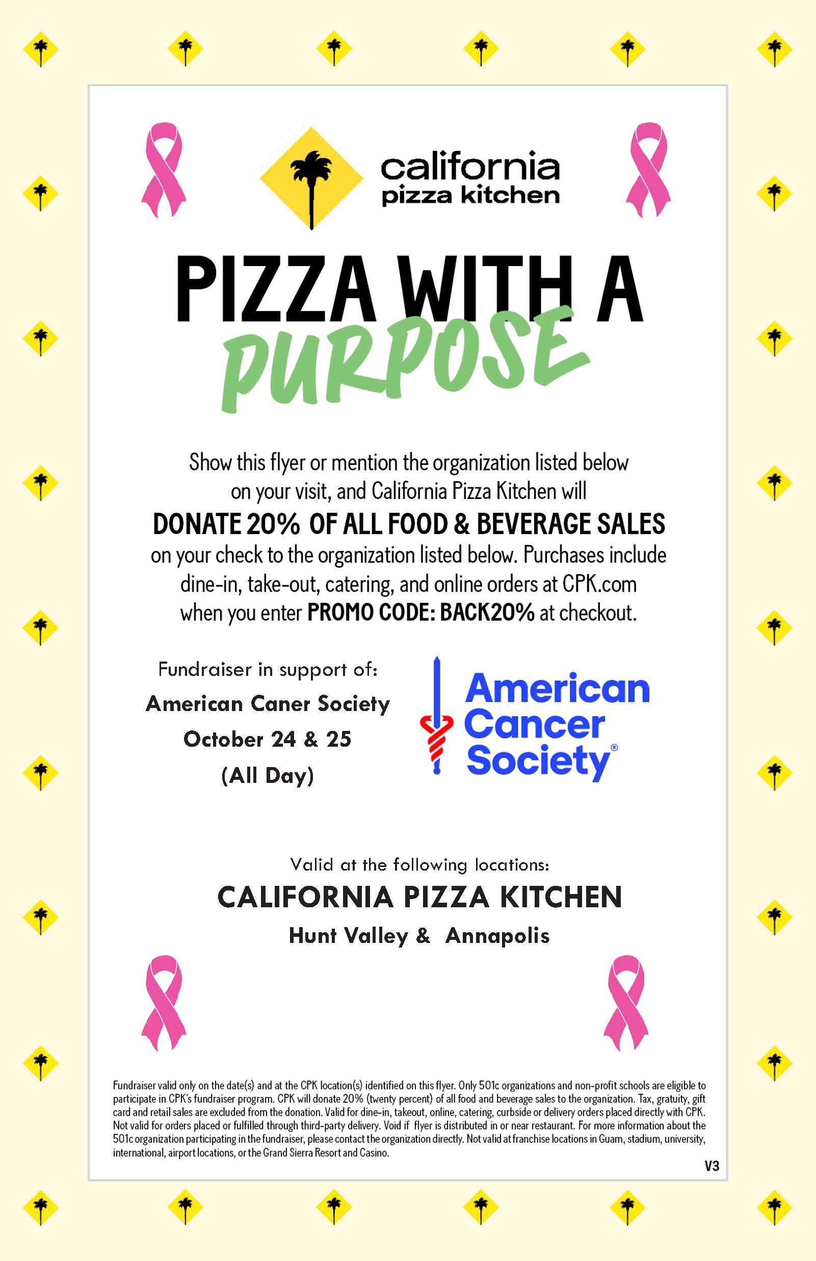 Fundraiser For American Cancer Society