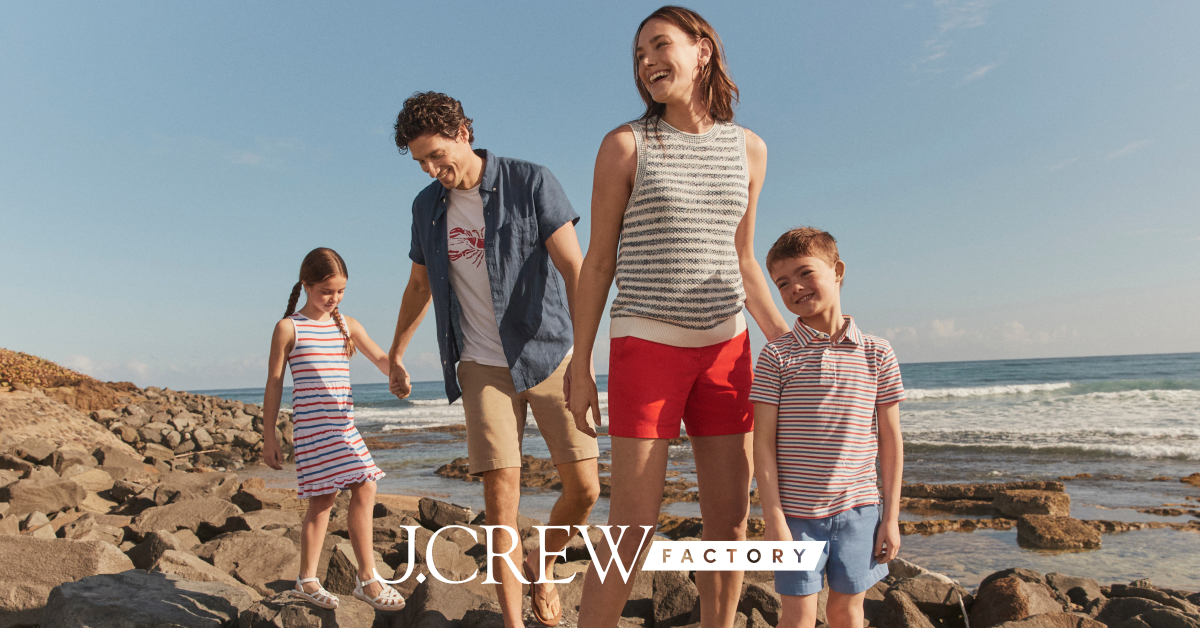 UP TO 60% OFF STOREWIDE AT J.CREW FACTORY! icon
